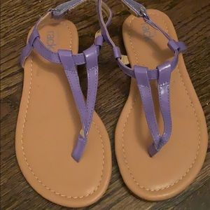 New Nordstrom Rack purple thong sandals size 12